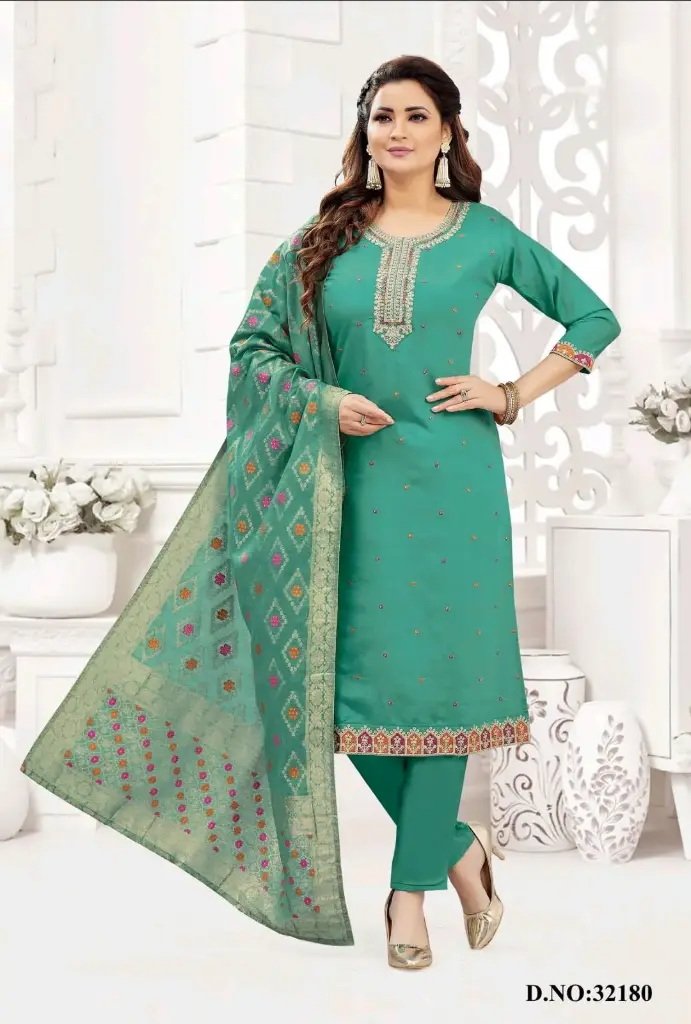 Leaf Luxe Pine Gleam Dress