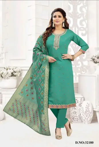 Leaf Luxe Pine Gleam Dress