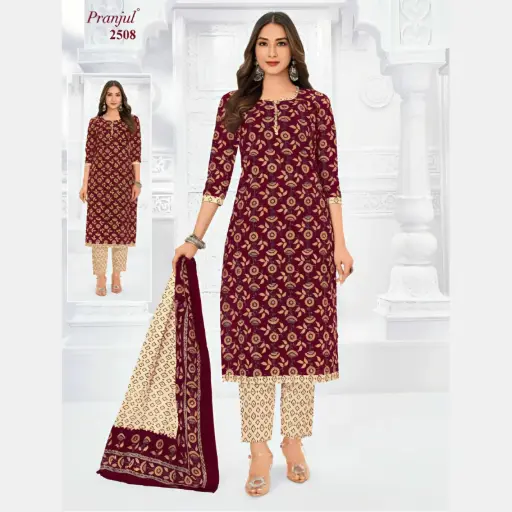 Readymate Cotton Straight Pant Suit