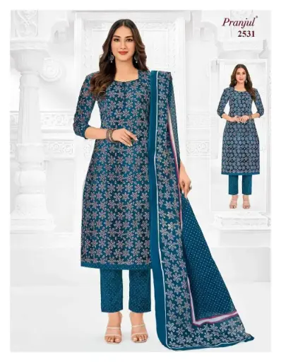 [2] Readymate Cotton Straight Pant Suit , XL Size